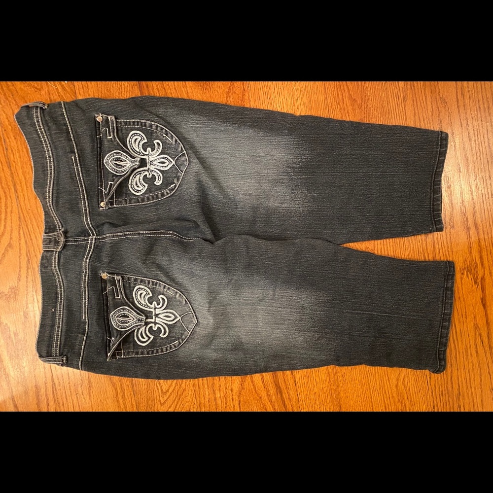 Nofuze Capris Jeans, Blue
